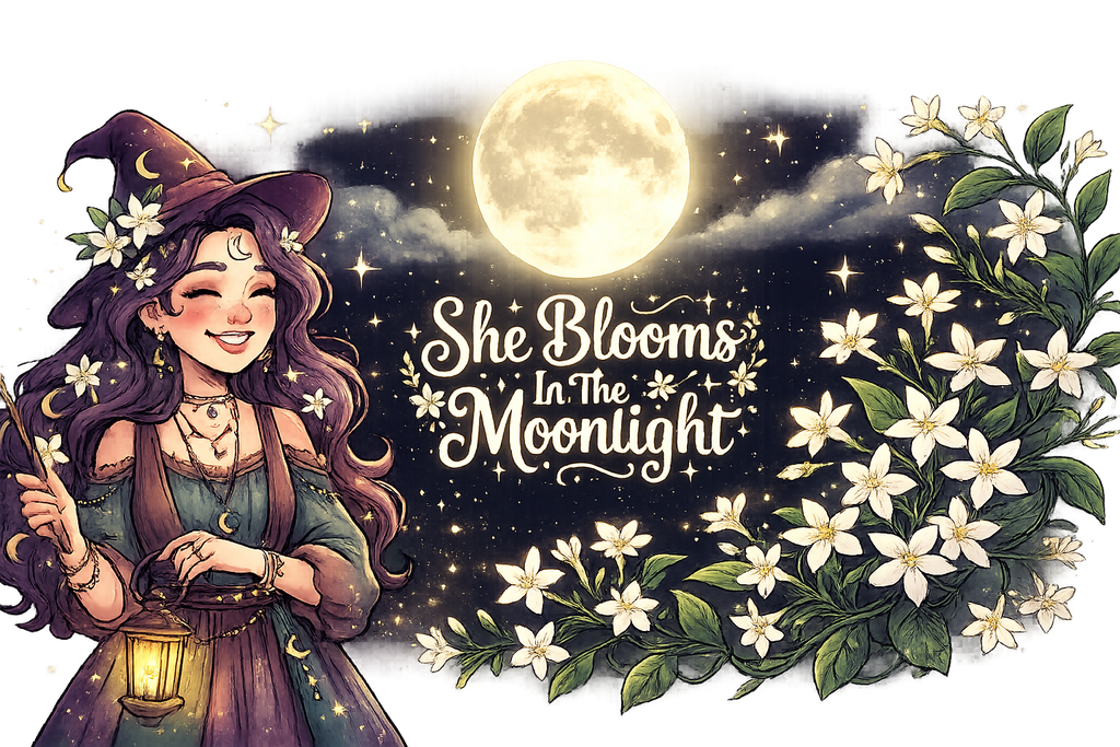 Lisa's Little Shoppe She Blooms in the Moonlight Tank Top