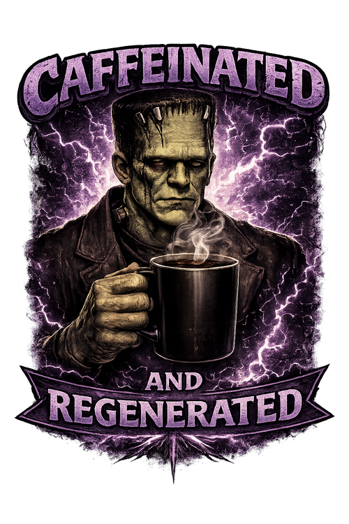 Bella Canvas Caffeinated and Regenerated  Tee
