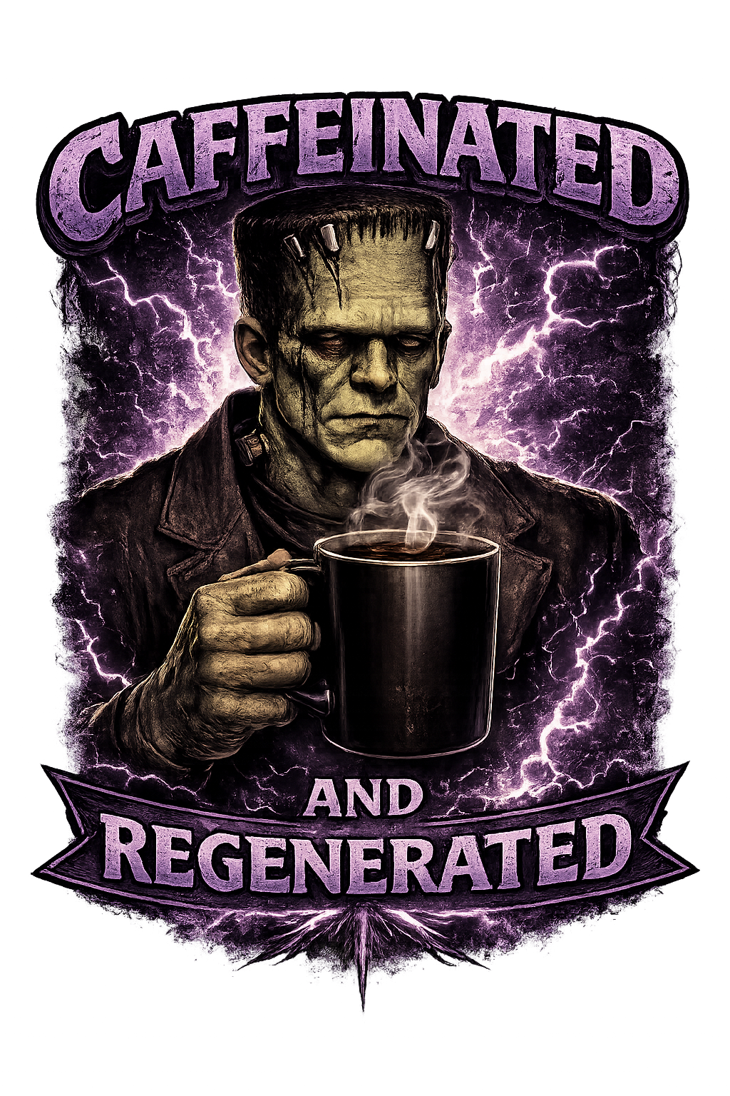 Lisa's Little Shoppe Caffeinated & Regenerated  Tote Bag