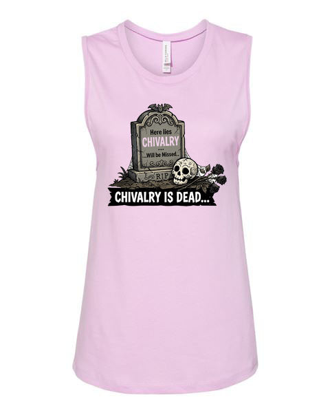 Lisa's Little Shoppe Chivalry is Dead Tank Top