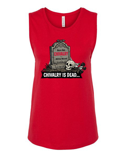 Lisa's Little Shoppe Chivalry is Dead Tank Top