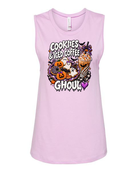 Lisa's Little Shoppe Cookies & Iced Coffee Ghoul Tank Top