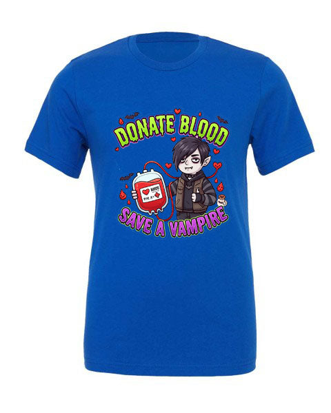 Lisa's Little Shoppe Donate Blood Save a Vampire Tee