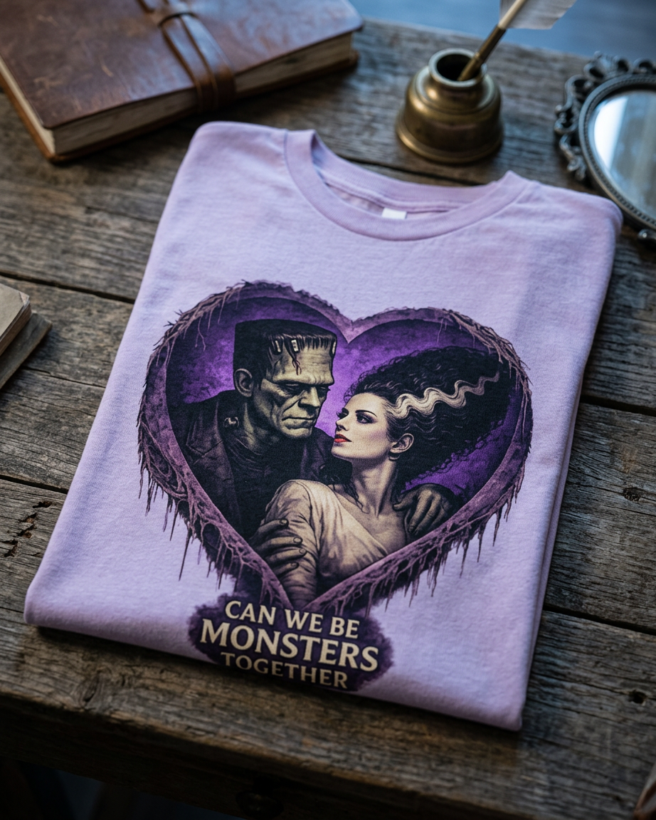 Lisa's Little Shoppe Can We Be Monsters Together Tee