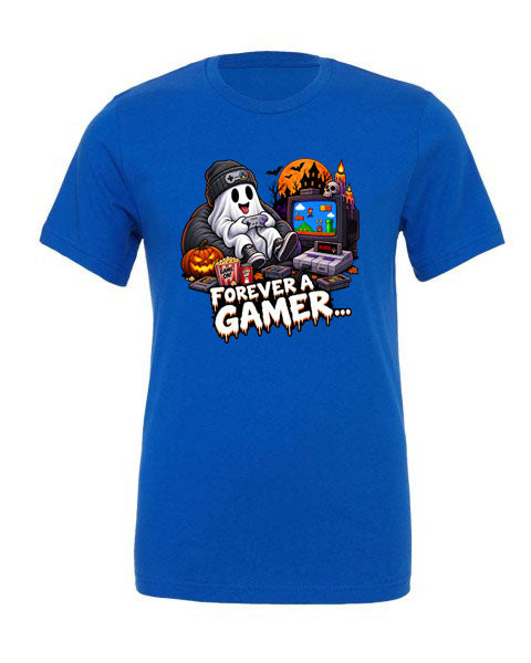 Lisa's Little Shoppe Forever a Gamer Halloween Unisex Tee | Bella+Canvas