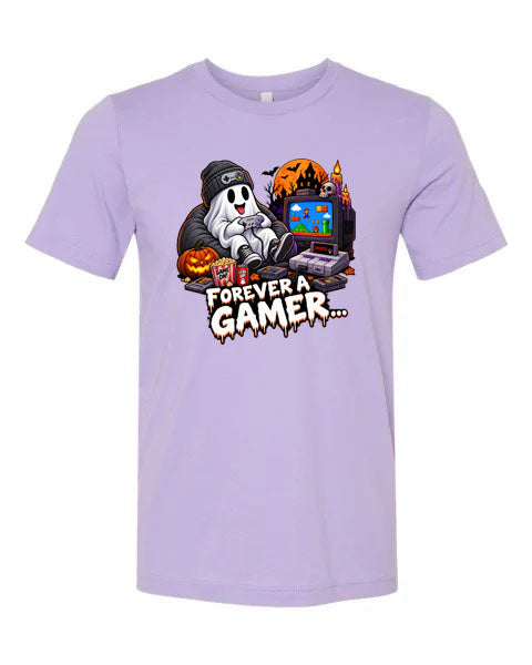 Lisa's Little Shoppe Forever a Gamer Halloween Unisex Tee | Bella+Canvas