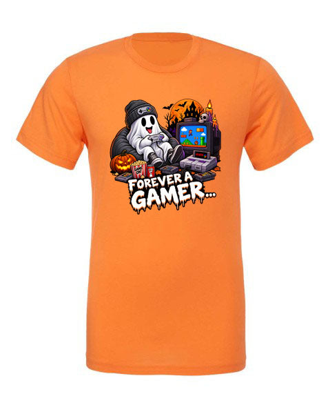 Lisa's Little Shoppe Forever a Gamer Halloween Unisex Tee | Bella+Canvas