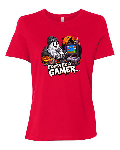 Lisa's Little Shoppe Forever a Gamer Halloween Unisex Tee | Bella+Canvas