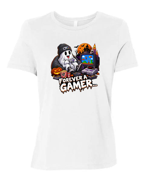 Lisa's Little Shoppe Forever a Gamer Halloween Unisex Tee | Bella+Canvas
