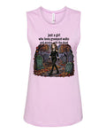 Lisa's Little Shoppe “Girl Who Loves Graveyard Walks Picnics With The Dead" Tank Top