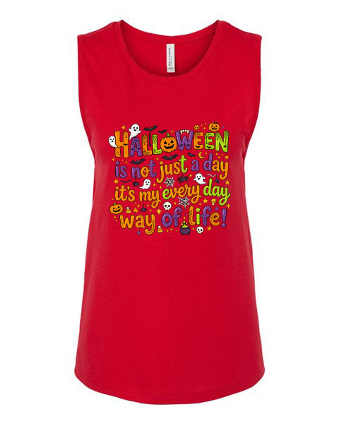 Lisa's Little Shoppe Halloween Is Not Just a Day, It’s My Everyday Way of Life Tank Top