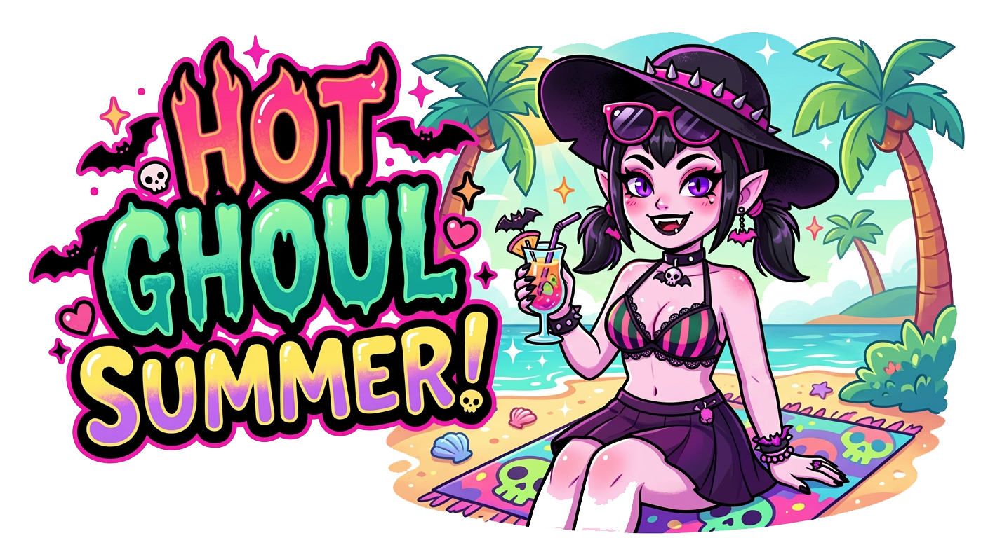Lisa's Little Shoppe Hot Ghoul Summer Tank Top 🧛‍♀️🏖️☀️