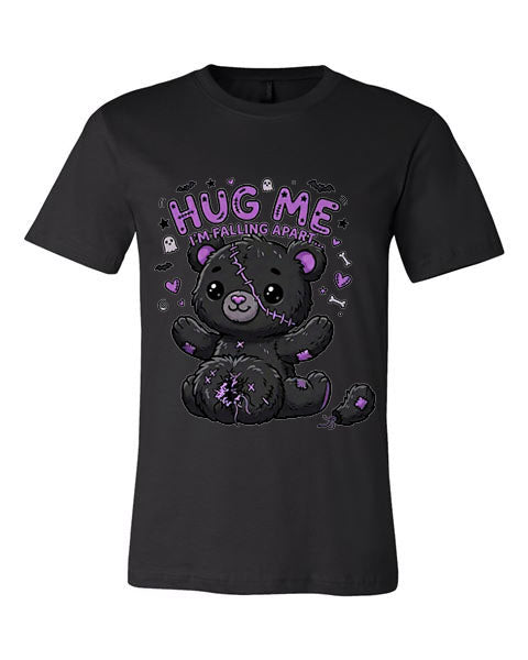 Lisa's Little Shoppe Stitched Teddy Bear “Hug Me I’m Falling Apart” T-Shirt