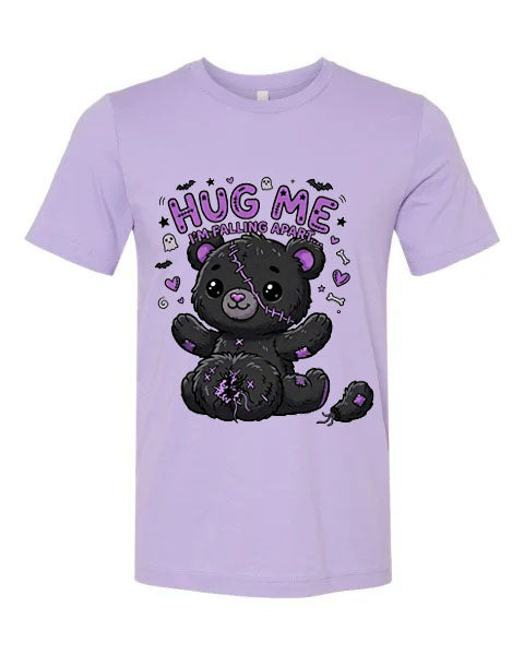 Lisa's Little Shoppe Stitched Teddy Bear “Hug Me I’m Falling Apart” T-Shirt