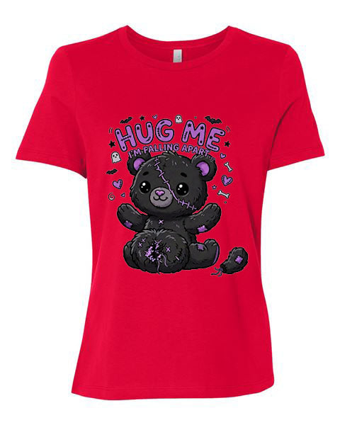 Lisa's Little Shoppe Stitched Teddy Bear “Hug Me I’m Falling Apart” T-Shirt