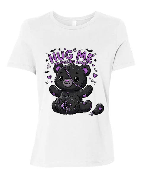 Lisa's Little Shoppe Stitched Teddy Bear “Hug Me I’m Falling Apart” T-Shirt