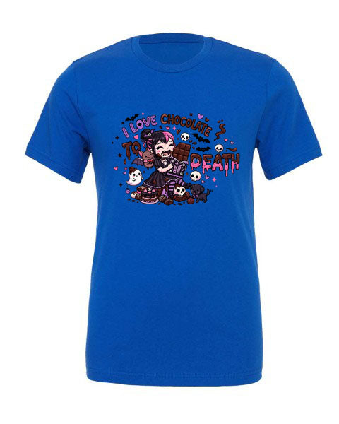Lisa's Little Shoppe I Love Chocolate to Death Tee