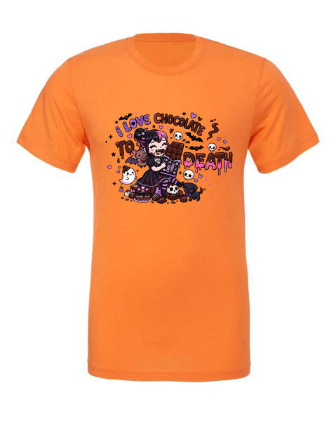 Lisa's Little Shoppe I Love Chocolate to Death Tee