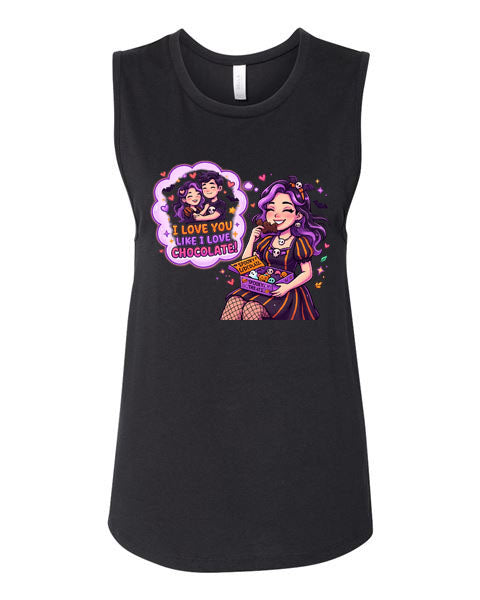 Lisa's Little Shoppe I Love You Like I Love Chocolate Tank Top