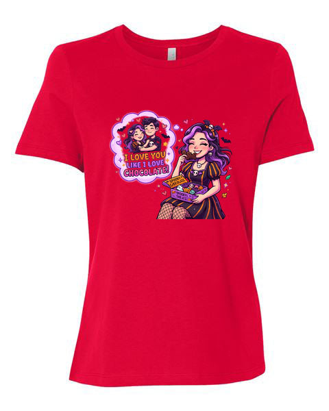 Lisa's Little Shoppe I Love You Like I Love Chocolate Tee
