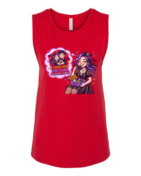 Lisa's Little Shoppe I Love You Like I Love Chocolate Tank Top