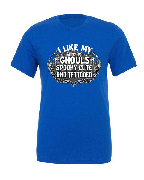Lisa's Little Shoppe I Like My Ghouls Spooky Cute and Tattooed Tee
