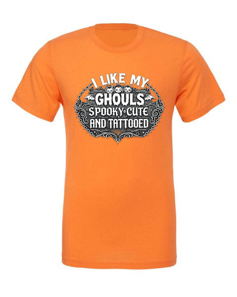 Lisa's Little Shoppe I Like My Ghouls Spooky Cute and Tattooed Tee