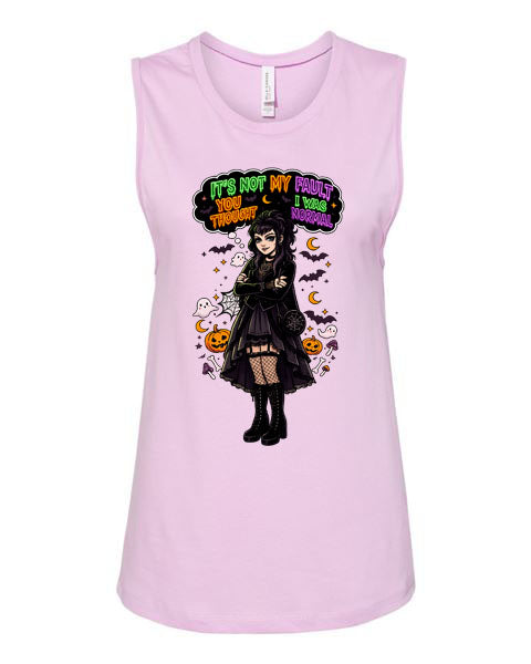 Lisa's Little Shoppe It's Not My Fault You Thought I Was Normal Tank Top