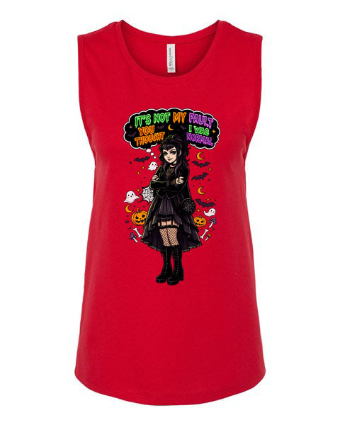 Lisa's Little Shoppe It's Not My Fault You Thought I Was Normal Tank Top