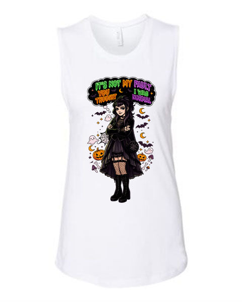 Lisa's Little Shoppe It's Not My Fault You Thought I Was Normal Tank Top