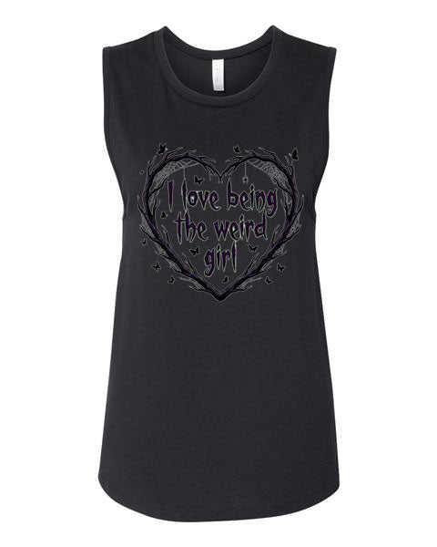 Lisa's Little Shoppe I Love Being the Weird Girl Tank Top