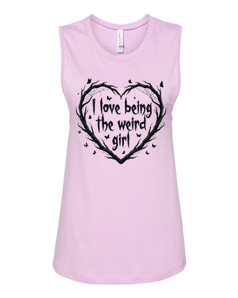 Lisa's Little Shoppe I Love Being the Weird Girl Tank Top