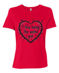 Lisa's Little Shoppe I Love Being the Weird Girl Tee