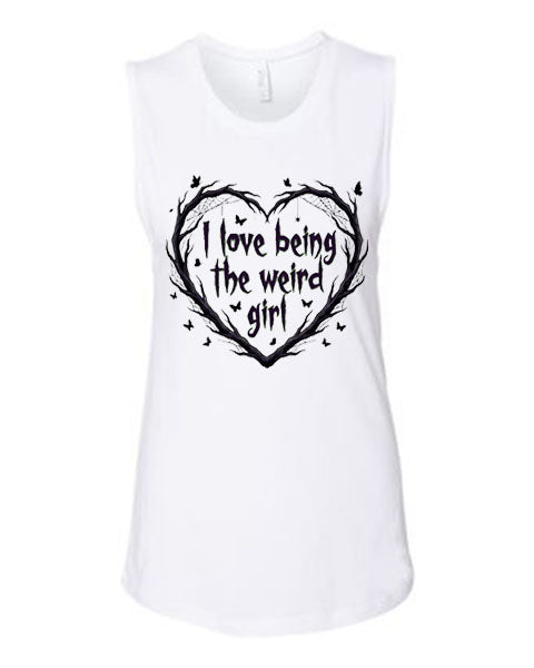Lisa's Little Shoppe I Love Being the Weird Girl Tank Top