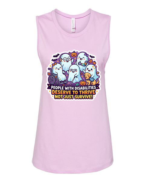 Lisa's Little Shoppe Spooky Cute Disability Advocacy Tank Top