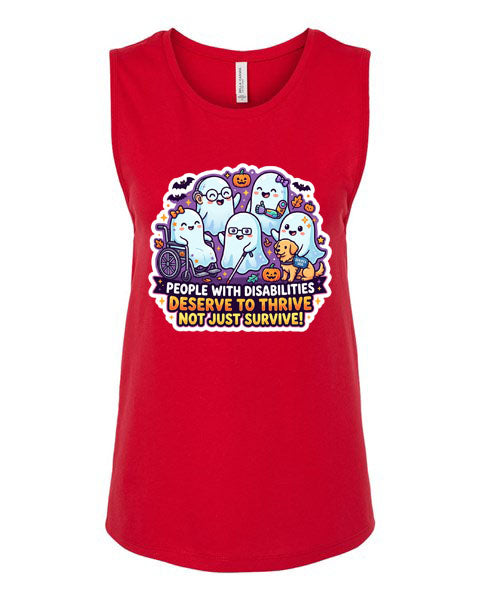 Lisa's Little Shoppe Spooky Cute Disability Advocacy Tank Top