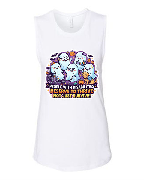 Lisa's Little Shoppe Spooky Cute Disability Advocacy Tank Top
