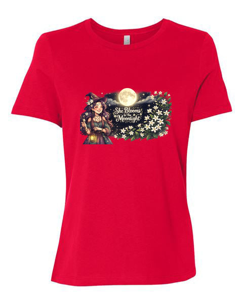 Lisa's Little Shoppe She Blooms in the Moonlight Tee