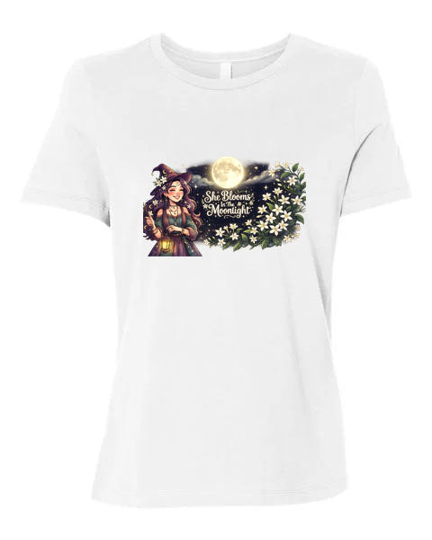 Lisa's Little Shoppe She Blooms in the Moonlight Tee