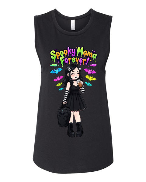 Lisa's Little Shoppe Spooky Mama Forever Tank Top
