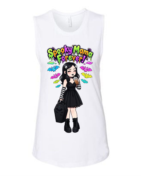 Lisa's Little Shoppe Spooky Mama Forever Tank Top