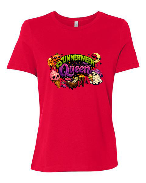 Lisa's Little Shoppe Summerween Queen Tee 🎃☀️👻