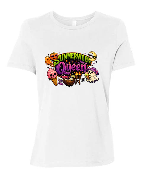 Lisa's Little Shoppe Summerween Queen Tee 🎃☀️👻