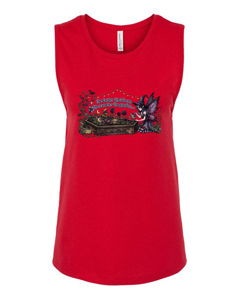 Lisa's Little Shoppe The Darker The Garden The Sweeter The Bloom Tank Top