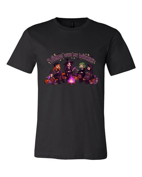 Lisa's Little Shoppe Vibing With My Witches Tee