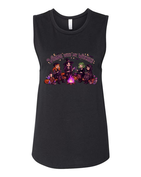 Lisa's Little Shoppe Vibing With My Witches Tank Top