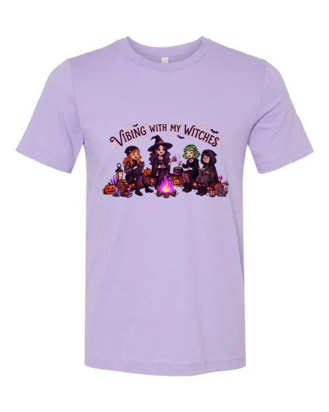 Lisa's Little Shoppe Vibing With My Witches Tee