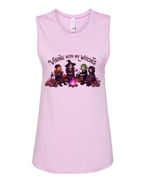 Lisa's Little Shoppe Vibing With My Witches Tank Top