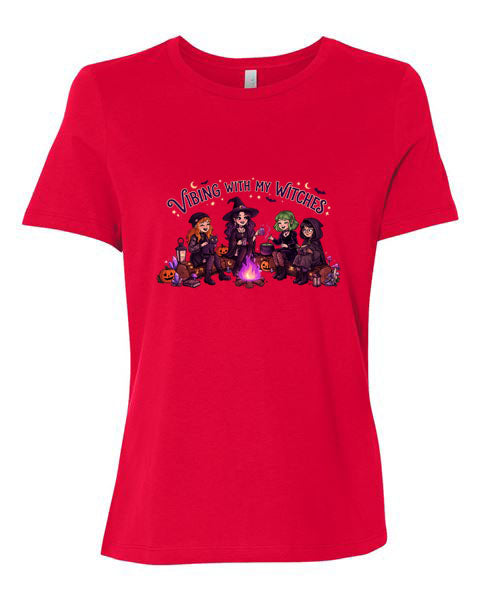 Lisa's Little Shoppe Vibing With My Witches Tee