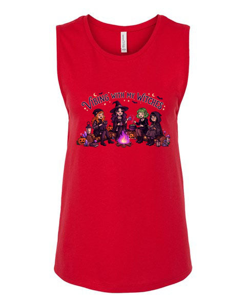 Lisa's Little Shoppe Vibing With My Witches Tank Top